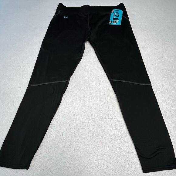 Under Armour Women's Size XL NWT Base 2.0 Base Layer Thermal Leggings Black - Picture 4 of 8